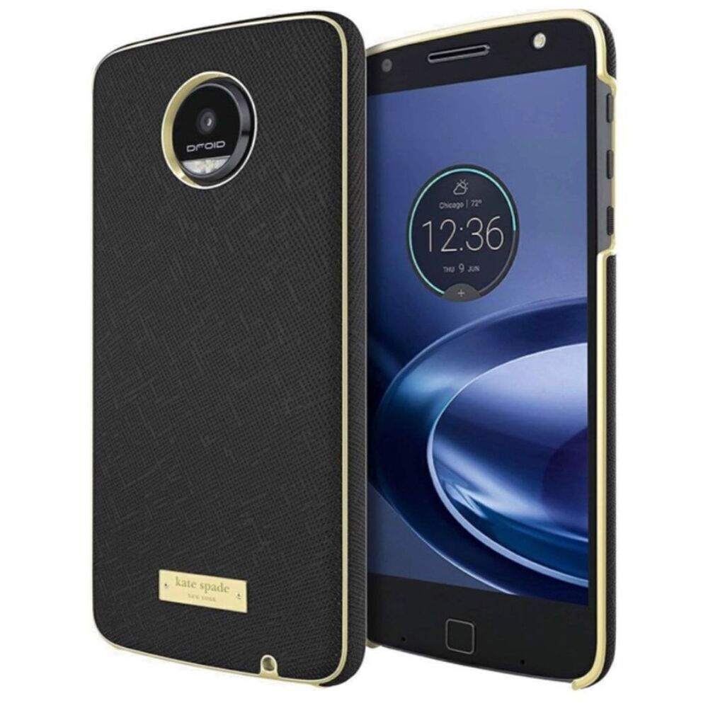 Bundle Sale 3 for $15 | Kate Spade NY Wrap Case | Moto Z Droid Edition | Black &